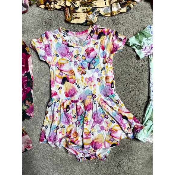 Posh Peanut 18-24 Month Bundle (6) Twirl Dresses One Piece Bodysuit - Picture 3 of 9